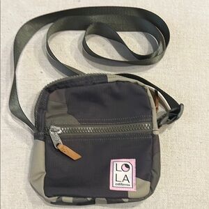 LOLA California Camo crossbody with Adjustable Strap